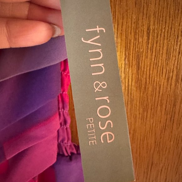 NWT Flynn & Rose Strapless Dress Size 4P - Picture 4 of 7